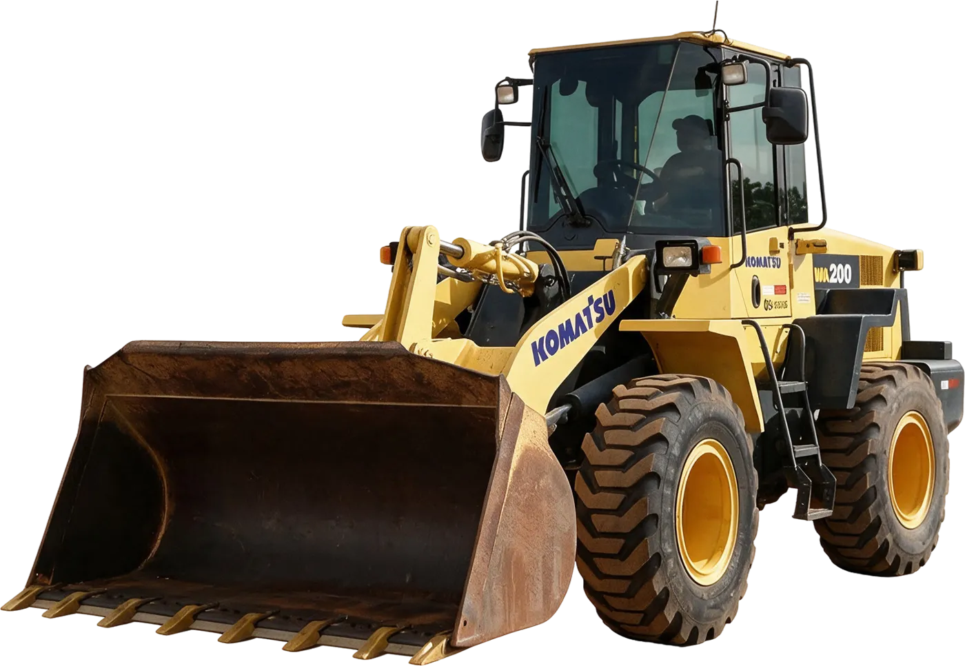 Pá Carregadeira de Rodas Komatsu WA200-6
