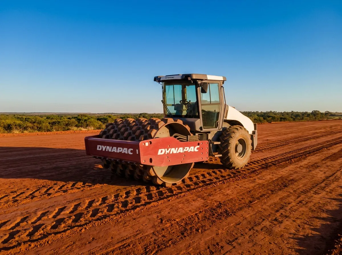 Rolo Compactador Pé de Carneiro Dynapac CA25PD